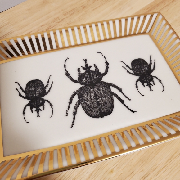 Jonathan Adler for India Hicks Goodluck Beetle Tray HTF - Picture 7 of 8